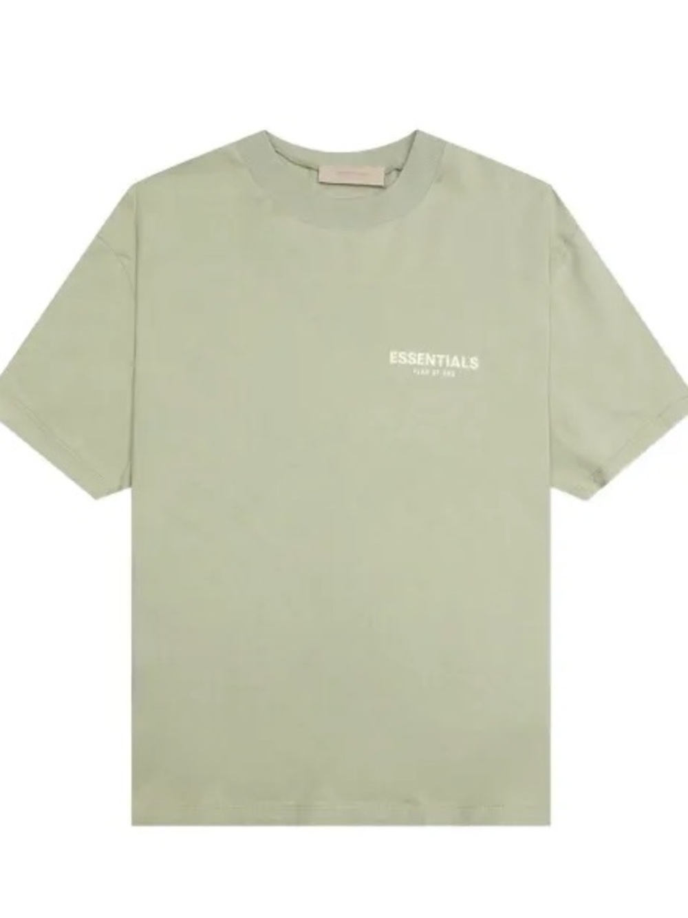 Fear of God ESSENTIALS Men’s Green Logo T-Shirt